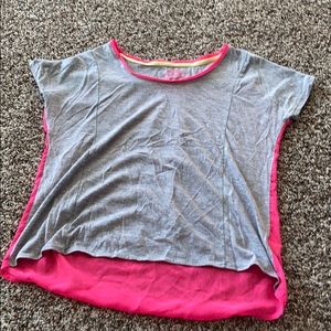 SO brand t-shirt with mesh back.